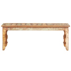 vidaXL Couchtisch 110 x 50 x 40 cm Recyceltes Massivholz