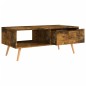 vidaXL Couchtisch Räuchereiche 100x49,5x43 cm Holzwerkstoff vidaXL Couchtisch Räuchereiche 100x49,5x43 cm Holzwerkstoff