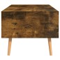 vidaXL Couchtisch Räuchereiche 100x49,5x43 cm Holzwerkstoff vidaXL Couchtisch Räuchereiche 100x49,5x43 cm Holzwerkstoff
