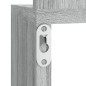 vidaXL Wand-Eckregal Grau Sonoma 20x20x127,5 cm Holzwerkstoff vidaXL Wand-Eckregal Grau Sonoma 20x20x127,5 cm Holzwerkstoff