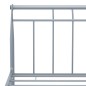 vidaXL Bettgestell Grau Metall 90x200 cm vidaXL Bettgestell Grau Metall 90x200 cm