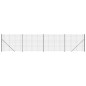 vidaXL Maschendrahtzaun mit Bodenflansch Anthrazit 1,4x10 m vidaXL Maschendrahtzaun mit Bodenflansch Anthrazit 1,4x10 m