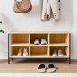 vidaXL Schuhregal Sonoma-Eiche 100x35x50 cm Holzwerkstoff vidaXL Schuhregal Sonoma-Eiche 100x35x50 cm Holzwerkstoff