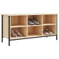 vidaXL Schuhregal Sonoma-Eiche 100x35x50 cm Holzwerkstoff vidaXL Schuhregal Sonoma-Eiche 100x35x50 cm Holzwerkstoff