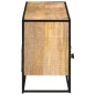 vidaXL TV-Schrank 110x30x45 cm Raues Mangoholz