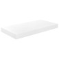 vidaXL Schwebendes Wandregal Hochglanz-Weiß 50x23x3,8 cm MDF vidaXL Schwebendes Wandregal Hochglanz-Weiß 50x23x3,8 cm MDF