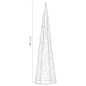 vidaXL LED-Kegel Acryl Weihnachtsdeko Pyramide Kaltweiß 60 cm vidaXL LED-Kegel Acryl Weihnachtsdeko Pyramide Kaltweiß 60 cm