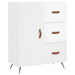 vidaXL Sideboard Hochglanz-Weiß 69,5x34x90 cm Holzwerkstoff