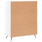 vidaXL Sideboard Hochglanz-Weiß 69,5x34x90 cm Holzwerkstoff vidaXL Sideboard Hochglanz-Weiß 69,5x34x90 cm Holzwerkstoff