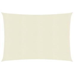 vidaXL Sonnensegel 160 g/m² Creme 3x4,5 m HDPE   