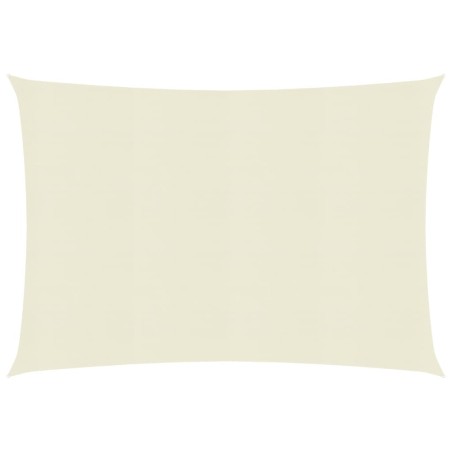 vidaXL Sonnensegel 160 g/m² Creme 3x4,5 m HDPE   