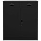 vidaXL Büroschrank Schwarz 90x40x102 cm Stahl vidaXL Büroschrank Schwarz 90x40x102 cm Stahl