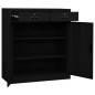 vidaXL Büroschrank Schwarz 90x40x102 cm Stahl vidaXL Büroschrank Schwarz 90x40x102 cm Stahl