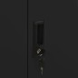 vidaXL Büroschrank Schwarz 90x40x102 cm Stahl vidaXL Büroschrank Schwarz 90x40x102 cm Stahl