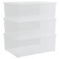 vidaXL Aufbewahrungsboxen 3 Stk. Kunststoff 10 L Stapelbar vidaXL Aufbewahrungsboxen 3 Stk. Kunststoff 10 L Stapelbar