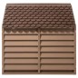 vidaXL Hundehütte Braun 86x84x82 cm Polypropylen vidaXL Hundehütte Braun 86x84x82 cm Polypropylen