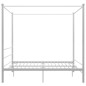 vidaXL Himmelbett Weiß Metall 200x200 cm vidaXL Himmelbett Weiß Metall 200x200 cm
