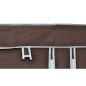 vidaXL Stoffschrank Braun vidaXL Stoffschrank Braun
