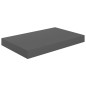 vidaXL Schwebende Wandregale 2 Stk. Hochglanz-Grau 40x23x3,8cm MDF vidaXL Schwebende Wandregale 2 Stk. Hochglanz-Grau 40x23x3,8cm MDF