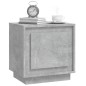 vidaXL Nachttisch Betongrau 44x35x45 cm Holzwerkstoff vidaXL Nachttisch Betongrau 44x35x45 cm Holzwerkstoff
