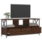 vidaXL TV-Schrank Braun Eichen-Optik 102x33x45cm Holzwerkstoff & Eisen vidaXL TV-Schrank Braun Eichen-Optik 102x33x45cm Holzwerkstoff & Eisen