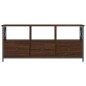 vidaXL TV-Schrank Braun Eichen-Optik 102x33x45cm Holzwerkstoff & Eisen vidaXL TV-Schrank Braun Eichen-Optik 102x33x45cm Holzwerkstoff & Eisen