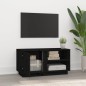 vidaXL TV-Schrank Schwarz 80x35x40,5 cm Massivholz Kiefer vidaXL TV-Schrank Schwarz 80x35x40,5 cm Massivholz Kiefer