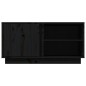 vidaXL TV-Schrank Schwarz 80x35x40,5 cm Massivholz Kiefer vidaXL TV-Schrank Schwarz 80x35x40,5 cm Massivholz Kiefer