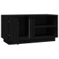 vidaXL TV-Schrank Schwarz 80x35x40,5 cm Massivholz Kiefer vidaXL TV-Schrank Schwarz 80x35x40,5 cm Massivholz Kiefer