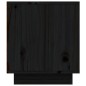 vidaXL TV-Schrank Schwarz 80x35x40,5 cm Massivholz Kiefer vidaXL TV-Schrank Schwarz 80x35x40,5 cm Massivholz Kiefer