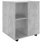 vidaXL Rollschrank Betongrau 60x53x72 cm Holzwerkstoff vidaXL Rollschrank Betongrau 60x53x72 cm Holzwerkstoff