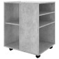 vidaXL Rollschrank Betongrau 60x53x72 cm Holzwerkstoff vidaXL Rollschrank Betongrau 60x53x72 cm Holzwerkstoff