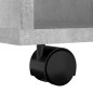 vidaXL Rollschrank Betongrau 60x53x72 cm Holzwerkstoff vidaXL Rollschrank Betongrau 60x53x72 cm Holzwerkstoff