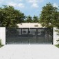 Gartentor Anthrazit 300x125 cm Stahl Gartentor Anthrazit 300x125 cm Stahl