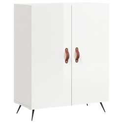 vidaXL Sideboard Hochglanz-Weiß 69,5x34x90 cm Holzwerkstoff
