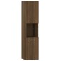 vidaXL Badezimmerschrank Braun Eiche 30x30x130 cm Holzwerkstoff vidaXL Badezimmerschrank Braun Eiche 30x30x130 cm Holzwerkstoff