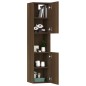 vidaXL Badezimmerschrank Braun Eiche 30x30x130 cm Holzwerkstoff vidaXL Badezimmerschrank Braun Eiche 30x30x130 cm Holzwerkstoff
