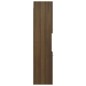 vidaXL Badezimmerschrank Braun Eiche 30x30x130 cm Holzwerkstoff vidaXL Badezimmerschrank Braun Eiche 30x30x130 cm Holzwerkstoff