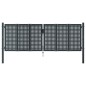Gartentor Anthrazit 300x125 cm Stahl Gartentor Anthrazit 300x125 cm Stahl