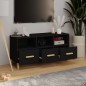 vidaXL TV-Schrank Schwarz 102x36x50 cm Holzwerkstoff vidaXL TV-Schrank Schwarz 102x36x50 cm Holzwerkstoff