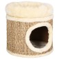 vidaXL Katzenhaus mit Luxuriösem Katzenbett 33 cm Seegras vidaXL Katzenhaus mit Luxuriösem Katzenbett 33 cm Seegras