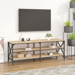 vidaXL TV-Schrank Sonoma-Eiche 140x40x50 cm Holzwerkstoff