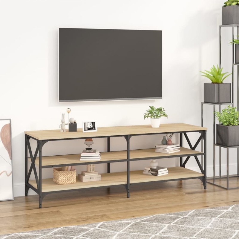 vidaXL TV-Schrank Sonoma-Eiche 140x40x50 cm Holzwerkstoff vidaXL TV-Schrank Sonoma-Eiche 140x40x50 cm Holzwerkstoff