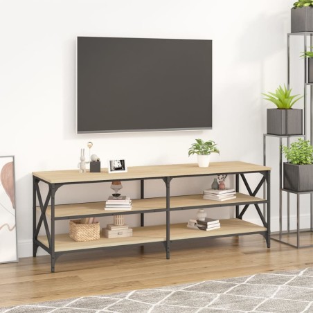 vidaXL TV-Schrank Sonoma-Eiche 140x40x50 cm Holzwerkstoff
