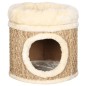vidaXL Katzenhaus mit Luxuriösem Katzenbett 33 cm Seegras vidaXL Katzenhaus mit Luxuriösem Katzenbett 33 cm Seegras