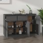 vidaXL Sideboard Grau 110x34x75 cm Massivholz Kiefer vidaXL Sideboard Grau 110x34x75 cm Massivholz Kiefer