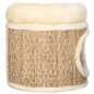 vidaXL Katzenhaus mit Luxuriösem Katzenbett 33 cm Seegras vidaXL Katzenhaus mit Luxuriösem Katzenbett 33 cm Seegras