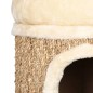 vidaXL Katzenhaus mit Luxuriösem Katzenbett 33 cm Seegras vidaXL Katzenhaus mit Luxuriösem Katzenbett 33 cm Seegras