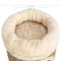 vidaXL Katzenhaus mit Luxuriösem Katzenbett 33 cm Seegras vidaXL Katzenhaus mit Luxuriösem Katzenbett 33 cm Seegras