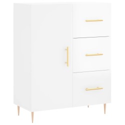vidaXL Sideboard Hochglanz-Weiß 69,5x34x90 cm Holzwerkstoff